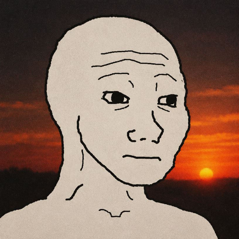 Face of the Wojak meme